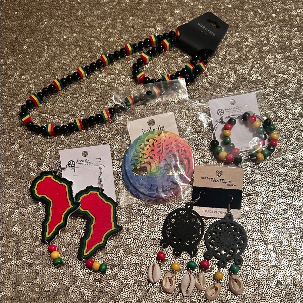 African inspired jewelry bundle
